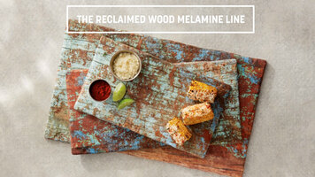 American Metalcraft Reclaimed Wood Melamine American Metalcraft Reclaimed Wood Melamine