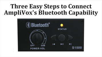 AmpliVox: Bluetooth Capability