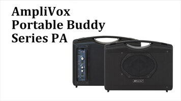 AmpliVox Portable Buddy Series PA System