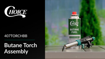 Choice Butane Torches 407TORCHBB Assembly Instructions