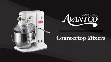 Avantco Countertop Mixers Avantco Countertop Mixers