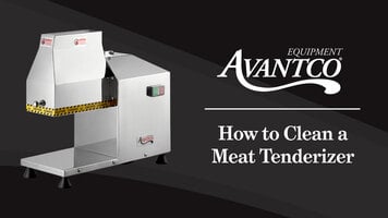 How to Clean Avantco Meat Tenderizers 