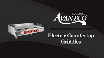 Avantco Electric Griddles Avantco Electric Griddles