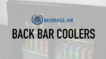 Beverage Air Back Bar Coolers