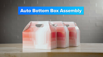 How to Assemble Chicken Box Auto-Bottom Boxes