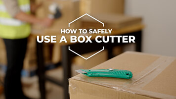 How to Safely Use a Box Cutter Tutorial
