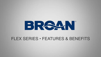 Broan FLEX Series Bathroom Ventilation Fan Features and Benefits