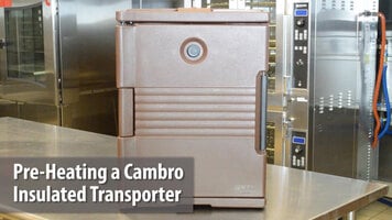 Cambro Insulated Food Carrier: Heating