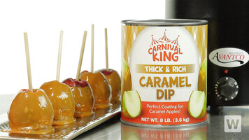 Caramel Apples with Carnival King