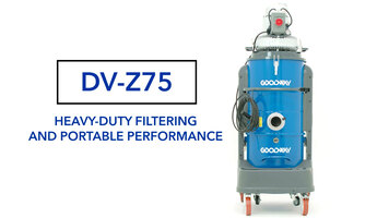 Goodway DV-Z75 Heavy-Duty Filtering and Portable Performance Overview Goodway DV-Z75 Heavy-Duty Filtering and Portable Performance Overview