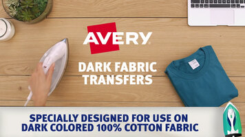 Avery Dark Fabric Transfers