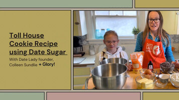 We Made a Popular Cookie Recipe but Substituted Date Sugar for White Sugar!