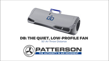 Patterson DB Quiet, Low-Profile Fan Patterson DB Quiet, Low-Profile Fan