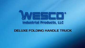WESCO Deluxe Folding Handle Truck Overview WESCO Deluxe Folding Handle Truck Overview