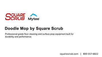 Square Scrub Doodle Mop Overview