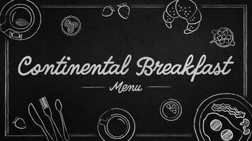 Continental Breakfast Menu
