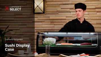 Emperor's Select Countertop Refrigerated Sushi Display Case