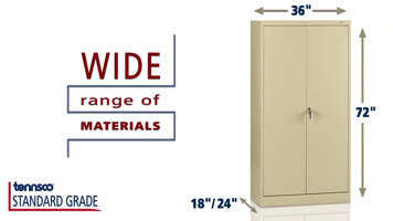 Tennsco Standard Grade Traditional Unassembled Cabinets