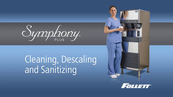 Follett Symphony Plus Cleaning Instructions