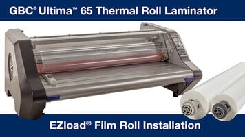 GBC Ultima 65 Laminator EZ Roll Film Installation