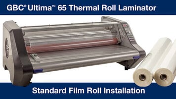 GBC Ultima 65 Laminator Standard Roll Film Installation