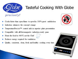 Globe GIR18 Ceramic Countertop Induction Range