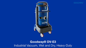 Goodway DV-E3 Industrial Vacuum Cleaner Overview
