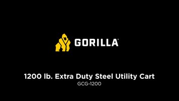 Gorilla 1200 lb. Extra Duty Steel Utility Cart Overview