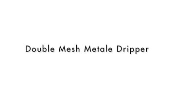 Hario Double Mesh Metale Dripper Demo