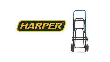 Harper JDCJ8523N 3-in-1 Quick Change Hand Truck with Nose Extension
