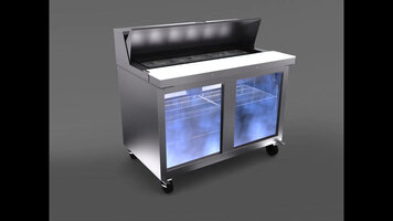 Hoshizaki Mega Top and Sandwich Top Tables Refrigeration Airflow