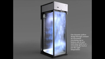 Hoshizaki Upright Refrigeration Airflow