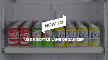 How to Use a Bottle Lane Organizer How to Use a Bottle Lane Organizer