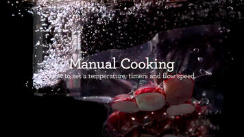The HydroPro™ Immersion Circulators - Manual Cooking
