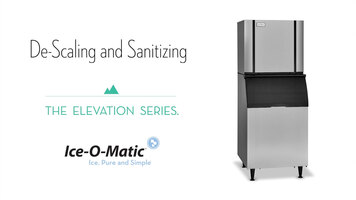 Ice-O-Matic Elevation Series: Descaling & Sanitizing