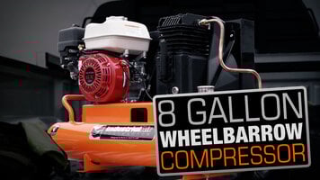 Industrial Air Contractor 8 Gallon Wheelbarrow Compressor Overview Industrial Air Contractor 8 Gallon Wheelbarrow Compressor Overview