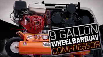 Industrial Air Contractor 9 Gallon Wheelbarrow Air Compressor Overview Industrial Air Contractor 9 Gallon Wheelbarrow Air Compressor Overview