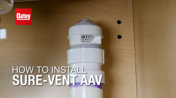 Install an Oatey Sure-Vent Air Admittance Valve