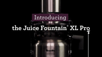 Introduction to the Juice Fountain XL Pro by Breville Commercial