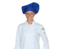 Choice Royal Blue Chef Hat