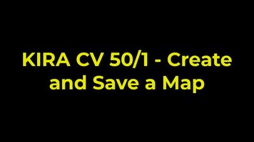 Karcher Kira CV 50: Create and Save Maps