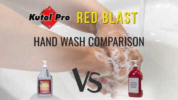Comparing Heavy-Duty Hand Cleaners: Kutol Pro Red Blast Beats Leading Brand