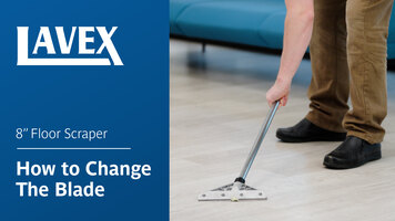 Lavex 8" Floor Scraper: How to Change the Blade