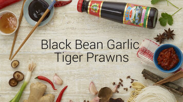 Lee Kum Kee's Banging Black Bean Garlic Tiger Prawns
