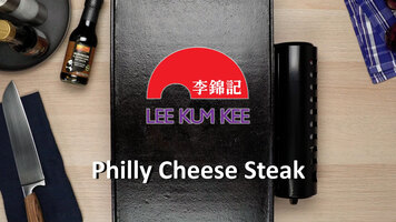 Philly Cheese Steak with Mushroom Flavored Dark Soy Sauce