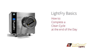 Lightfry Fryer Cleaning Guide
