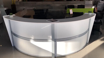How to install your Linea Italia Curved Reception Desk How to install your Linea Italia Curved Reception Desk