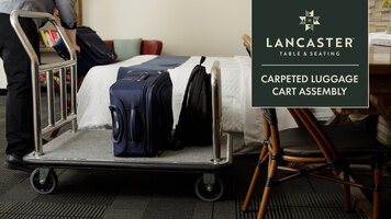 LT&S Carpeted Luggage Cart Assembly
