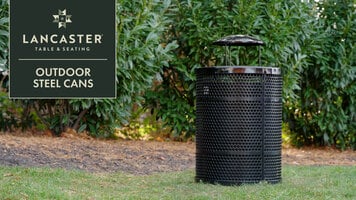 Lancaster Table & Seating Outdoor Trash Cans Lancaster Table & Seating Outdoor Trash Cans