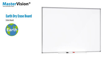 MasterVision Earth Dry Erase Board
